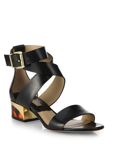 Michael kors leather sandals + FREE SHIPPING 